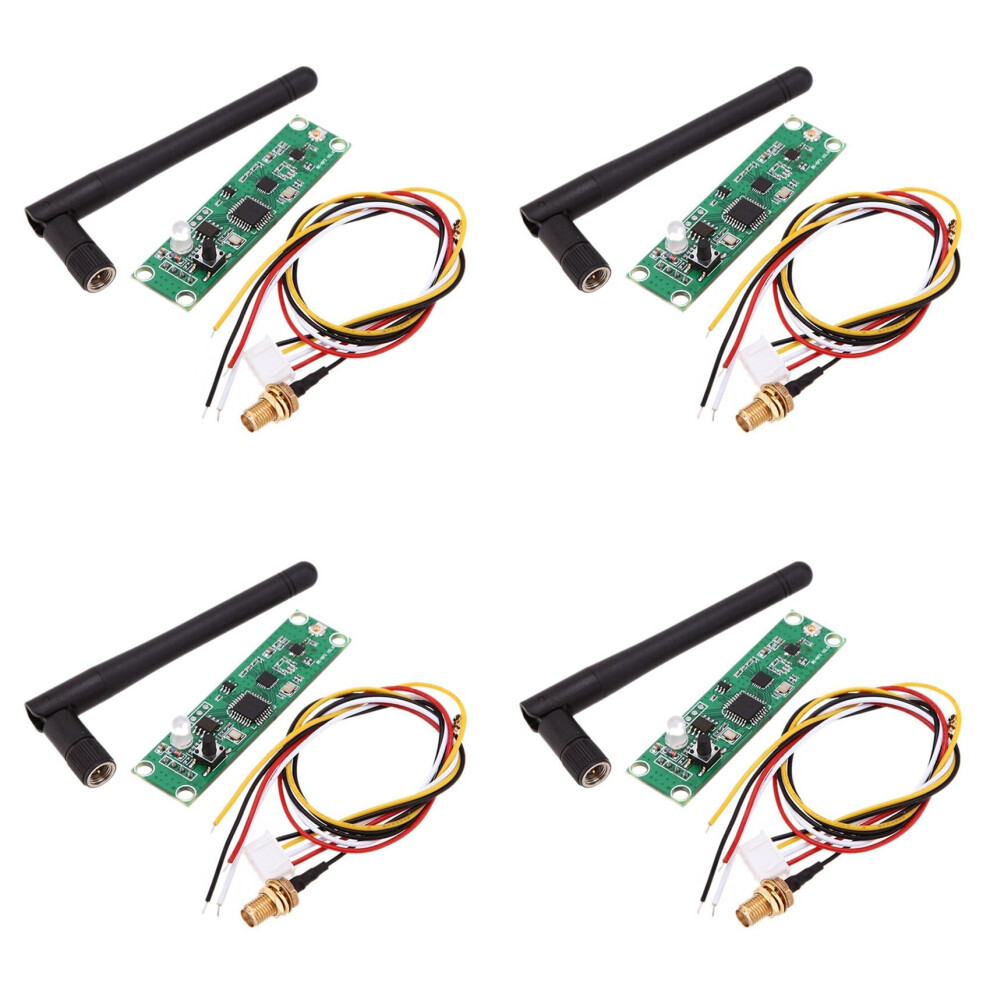 4X 2.4G Dmx Wireless Controller Dmx512 Transmitter Receiver 2 In 1 Pcb Module With Antenna For Built-In Diy Stage Light 4711791571889