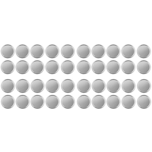 40 Pieces Gold Discs Binder Rings Plastic Book Binding Discs for Notebook and Planner Scrapbooking (Silver)