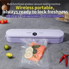 Vacuum Packaging Machine with Real Vacuum Control Powerful Suction, and Moist and Dry Modes for Safe Food Storage A