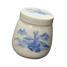 220Ml Ceramic Coddled Eggs Cup With Lid For-mountain hut