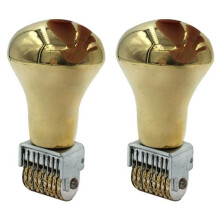 2X Retro Roller Datum Stempel Kupfer Metall Kalender Zeit Stempel Diy Handgemachte Seife Datum Wachs Siegel Perlen