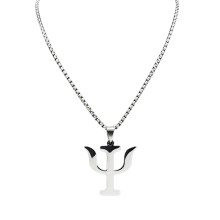 Psychologie symbool hanger ketting in roestvrij staal voor