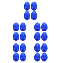 5Pcs Blue Plastic Musical Egg Shakers Educational Maracas for Children
