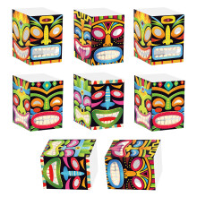 Hawaiiaanse stijlen doosdecoraties 4/8/12 stuks kleurrijk-8