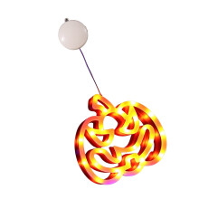 Ornement suspendu de fenêtre effrayant, pendentif LED à-UN
