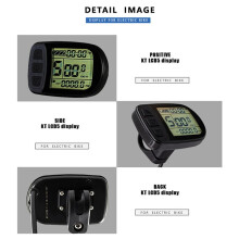 2X Ebike KT-LCD5 Display 24V36V48V72V 5 Pin Wasserdicht Stecker Display für Elektrische Fahrrad Intelligente Steuerung Panel