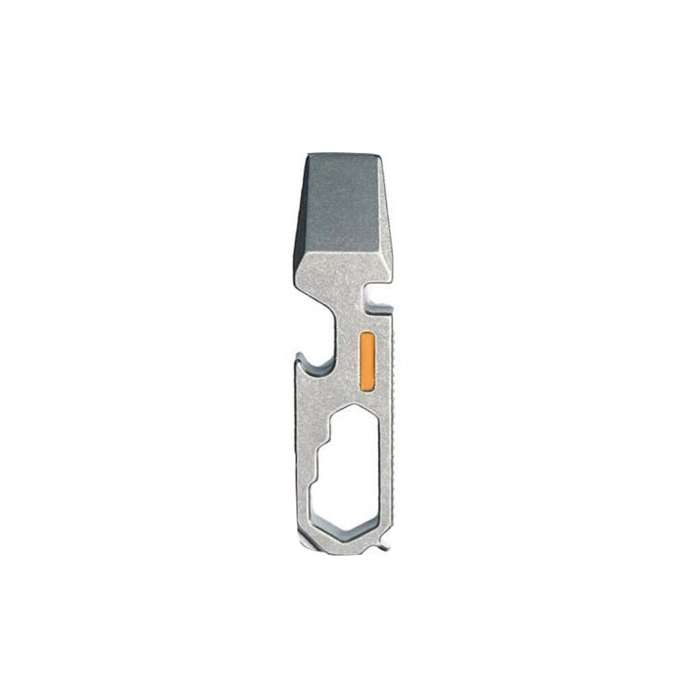 1Pc Multi Functional Tool Keychain - Titanium, Compact Outdoor Gear 4712478025343