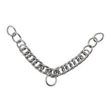 (9in, Silver) Shires Double Link Horse Curb Chain
