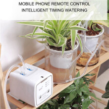 2X WIFI Dispositivo di Irrigazione Intelligente Doppia Pompa Sistema di Irrigazione un Goccia Automatico Temporizzato Controllo APP per Fiori di