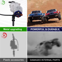 For MN D90 D91 D96 RC Car Spare Parts Upgrade 260 Motor Gearbox RC Motor Transmission