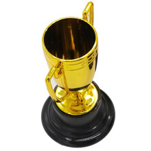 10 Pcs Trophies with Soccer , Gold Trophy Award for Party Favors, Props, Rewards