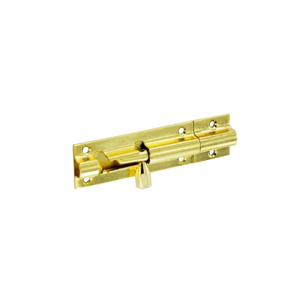 (50Mm, Gold) Securit Brass Door Bolt 5063107658593