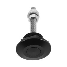 2X Schwarze Schnellverschluss-Haubenpins Aus Metall Für Auto Und Lkw
