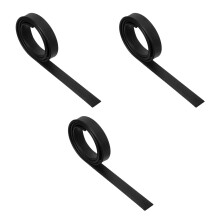 3St Zwarte Rubber Squeegee Voor Auto Beschermend En