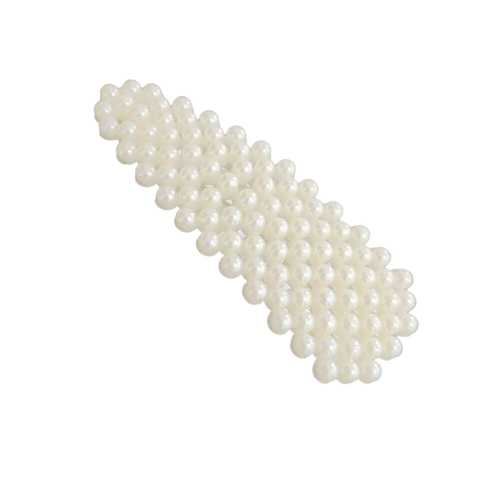 False Pearl Side Bangs Clip