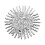 Exquisite Sun Symbol Brooch Stylish Embossed Lapel Pin-Silver 1 1