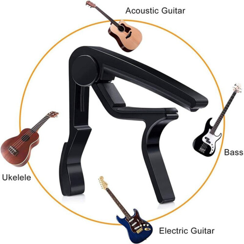 Guitar Repair and Care Tool Set String Changing Tool Tuner Capo Three-In-One Winding String 2