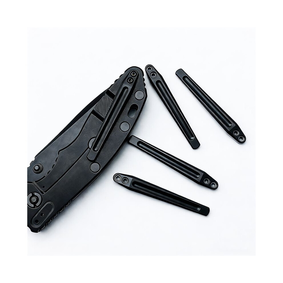 Folding Knife Titanium Deep Carry Pocket Clip Back Clamp For Hd Xm18, Xm24 Back Clip Accessories Gold 6032301942691