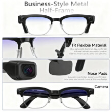 AI Glasses Light Protection Glasses Camera Video Recording AI Photo Recognition Call Translation
