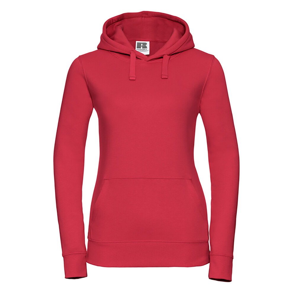 (M, Classic Red) Russell Womens Premium Authentic Hoodie (3-Layer Fabric)