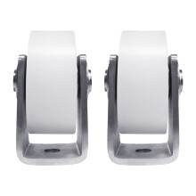 Roestvrije, stille nylon rollen, 200 kg-48 platte katrol 304