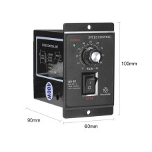 2X Controlador de Velocidade Do Motor de 400 W AC Controlador Do Regulador de Velocidade Do Motor de 220 V Controlador Do Regulador Do Motor para