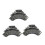 3X for Dongfeng Fengshen DFM S30 H30  Blower Adjustment Module Control Speed Module Blower Resistance 1