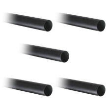 5X Black Heat Shrink Tube Electrical Sleeving Car Cable/Wire Heatshrink Tubing Wrap, 20MM,1M
