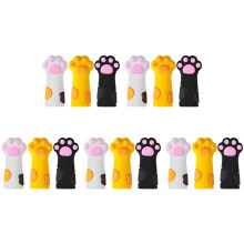 15Pcs Cute Nipper Cover Protective Sleeve for Nail Cuticle Scissors Cover Manicure Pedicure Tools Dead Skin Tweezers Cap