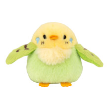 Cartoon Furry Bag Pendant Bird Doll Lightweight-green bird