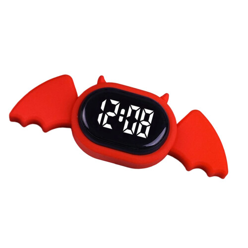 Led Electronic Hanging Watch Night Lights Touch Digital-red