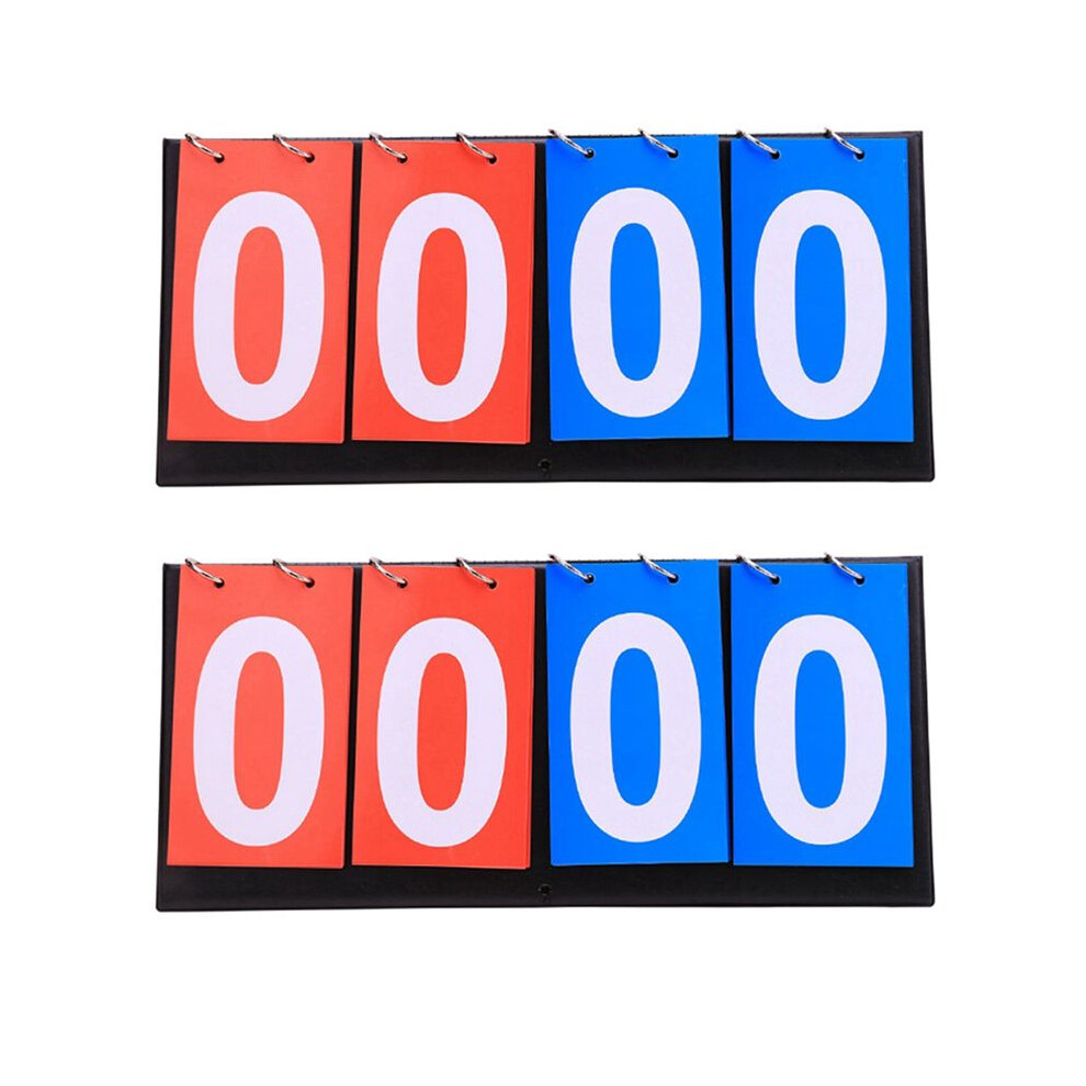 2X 4 Digit Score Board Basketball Soccer Scoreboard For Basketball Football Badminton Volleyball Table Tennis 6031120219267