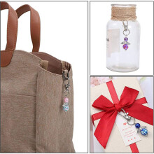 2X Schutzengel Anhänger,Winkel mit Stern Anhänger,Schlüssel Anhänger,Glück Gast Geschenke,Hochzeit,Mädchen,Schutz Engel mit Organza Beutel
