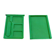 Small Portable Card Storage Box Craft From Polylactic-Green
