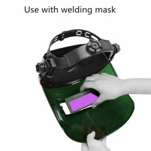 2Pc Solar Auto Darkening Welding Helmet Eyes Lens Shade Goggle Glasses