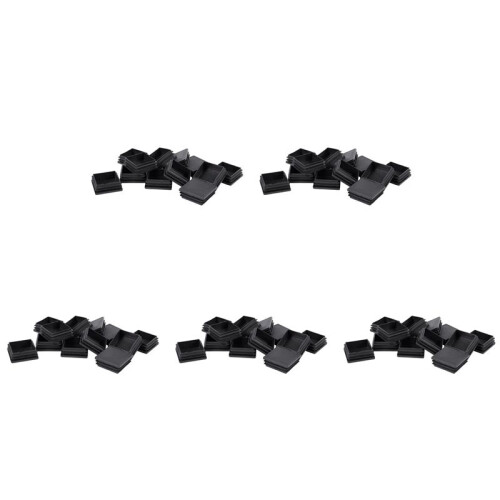 50mm x 50mm Plastic Square End Blind Plugs Cap Pipe Inserts 60Pcs