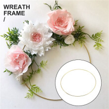 20 PièCes SéRies 30 Cm  Guirlande en MéTal Guirlande Gland Or Artisanat Anneau Bricolage Guirlande de Mariage DéCoration, Chasse au RêVe Et