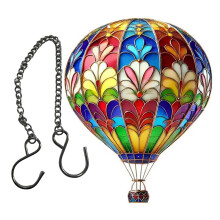 Stained Glass Hot Air Balloon Suncatchers Hanging Decors for-E