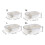Separated Food Container Multiple Compartment Organizer-L SIZE 4