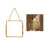 4Pcs Glass Pressed Flower Frame Home Decoration Floating-7.6cm 3