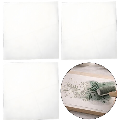 12x12 Inches Clear Plastic Sheets for Stencils Templates and 1