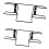 Metal Glove Dispenser Wall Mounted Bracket For-Complete Set 1
