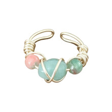 Bague d'emballage réglable de fabrication artisanale avec-18
