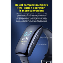 Voice Recorder Bracelet Camera Watch Noise Reduce Audio Video Sound Record Small Dictaphone 1080P HD DV 64G
