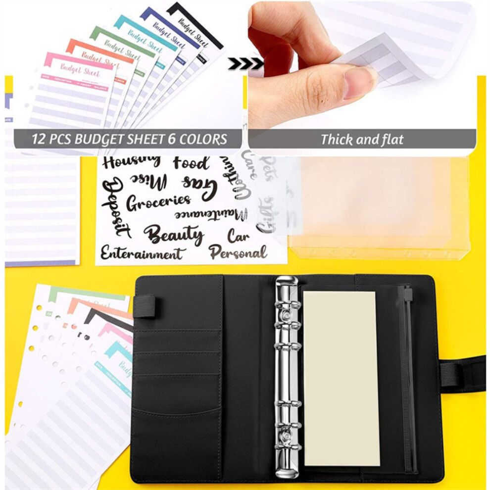 A6 Aurora Magnetic Buckle Budget Planner