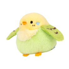 Jouet oiseau en peluche, compagnon doux, jouet pour-oiseau vert