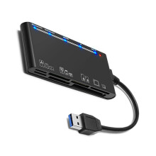 7-in-1-USB3.0-Speicherkartenleser für schnellen-USB A