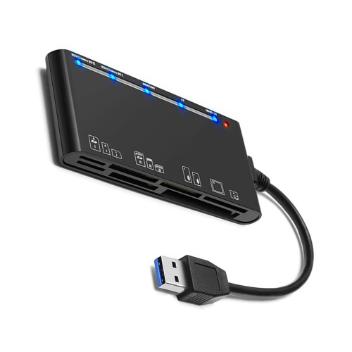 7-in-1-USB3.0-Speicherkartenleser für schnellen-USB A