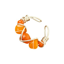 Bague minimaliste en pierre emmêlée, bijoux inspirés des-19