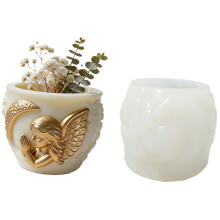 Flower Pot Silicone Mold Concrete Cements Flower Pot Mold